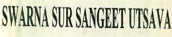 Swarna Sur Sangeet Utsava Device mark 2509491 Trademark