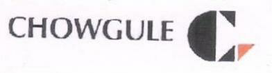 Chowgule (device) Device mark 1671781 Trademark