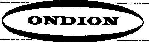 Ondion (with Device) Device mark 2015741 Trademark