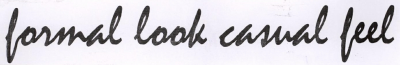 Formal Look Casual Feel Device mark 2256251 Trademark