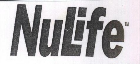 Nulife (label) Device mark 1526304 Trademark