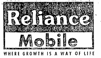 Reliance Mobile (label) Device mark 1423817 Trademark