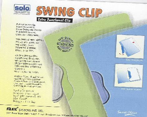 Solo Swing Clip(label) Device mark 1690528 Trademark
