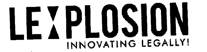 Lexplosion Innovating Legally! (label) Device mark 2228585 Trademark