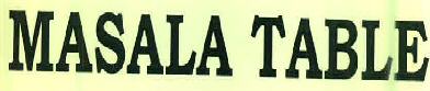 Masala Table Device mark 2769006 Trademark
