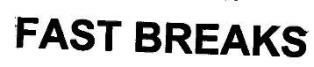 Fast Breaks Device mark 1787636 Trademark