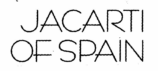 Jacarti Of Spain (label) Device mark 1350841 Trademark