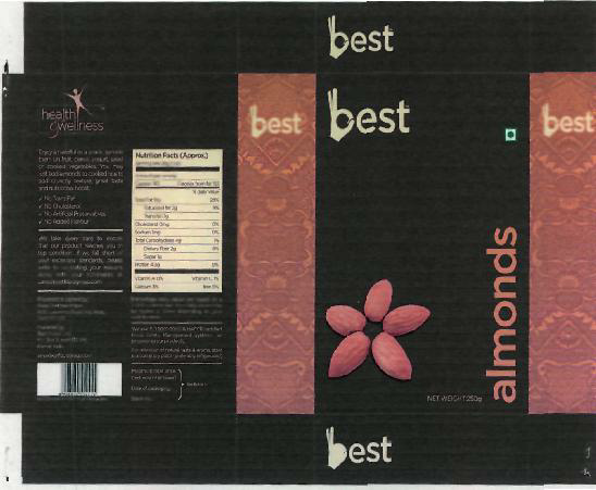 Best Almonds (label) Device mark 2223659 Trademark