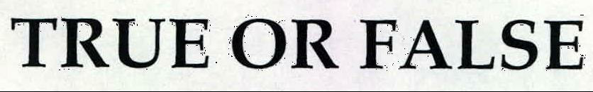 True Of False Device mark 2190821 Trademark