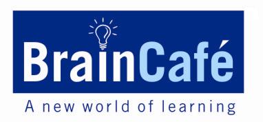 Braincafe - A New World Of Learning Device mark 2219924 Trademark