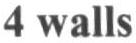 4 Walls Device mark 1623303 Trademark