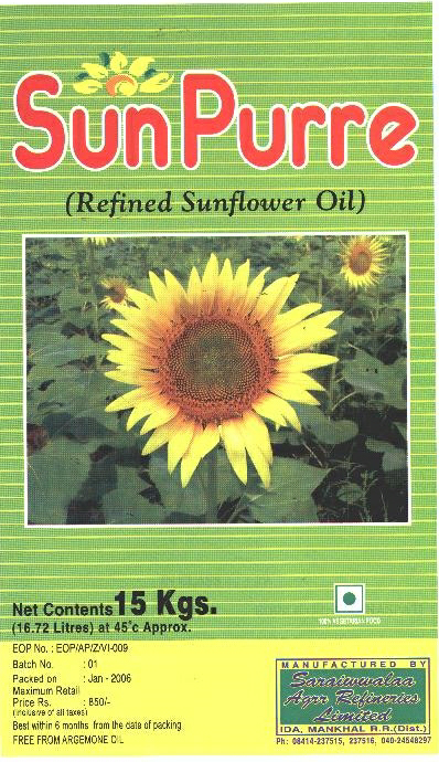 Sunpurre (label) Device mark 1547000 Trademark