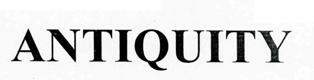 Antiquity Device mark 2061264 Trademark