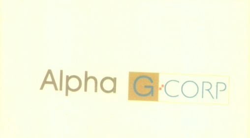 Alpha G,corp (label) Device mark 1374217 Trademark