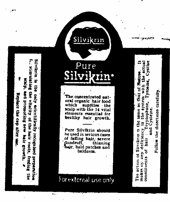 Silvikrin Device mark 11133 Trademark