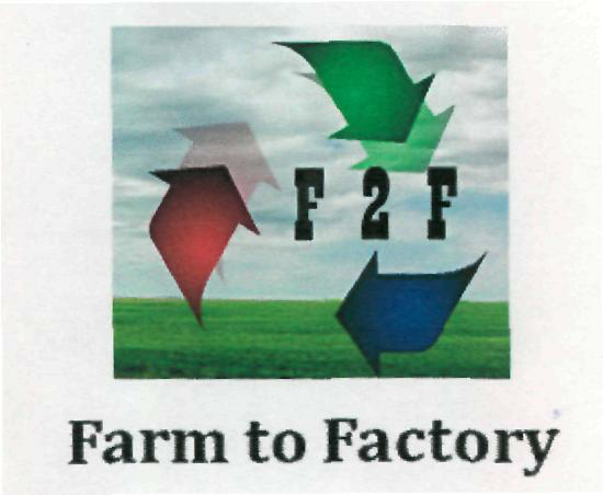 F 2 F Farm To Factory (label) Device mark 2242074 Trademark