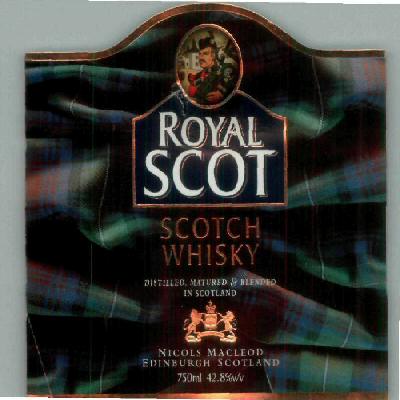 Royal Scot (label) Device mark 878029 Trademark