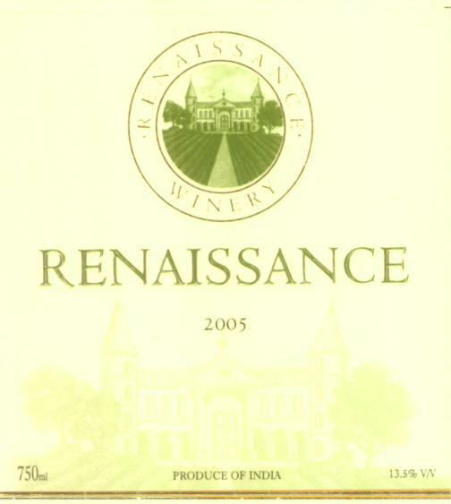 Renaissance Winery (label) Device mark 1607768 Trademark