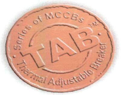 Tab Series Of Mccbs Thermal Adjustable Breaker Device mark 1975147 Trademark