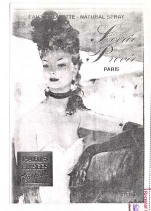 Fairee Privee Paris ( Label) Device mark 1073934 Trademark