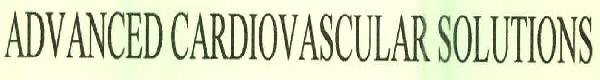 Advanced Cardiovascular Solutions Device mark 2504792 Trademark