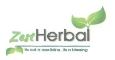 Zest Herbal Device mark 2872799 Trademark