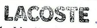 Lacoste Device mark 533681 Trademark