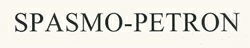 Spasmo-petron Device mark 2371512 Trademark