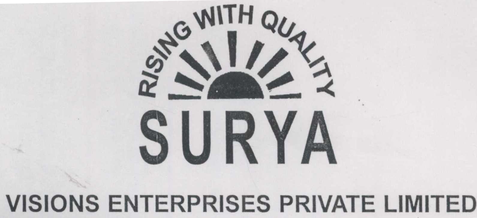 Surya Rising With Quality (sun Device) Device mark 1016781 Trademark
