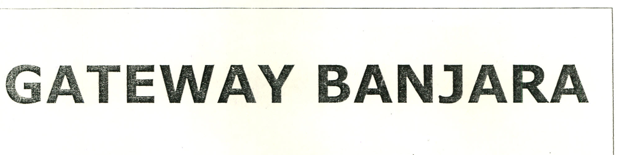 Gateway Banjara Device mark 2065446 Trademark