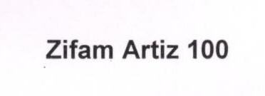 Zifam Artiz 100 Device mark 1698024 Trademark