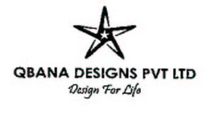 Qbana Designs Pvt Ltd With Logo Device mark 2828479 Trademark