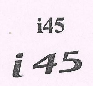 I 45 Device mark 1603204 Trademark