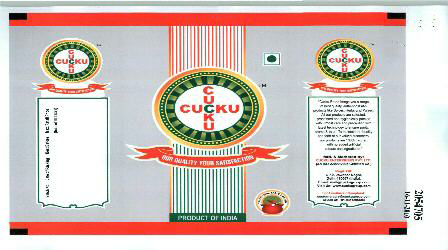Cucku Our Quality Your Satisfaction (label) Device mark 2054705 Trademark