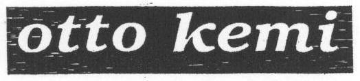 Otto Kemi (label) Device mark 1653407 Trademark