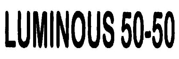 Luminous 50-50 (device) Device mark 2469387 Trademark