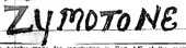Zymotone Device mark 1078387 Trademark