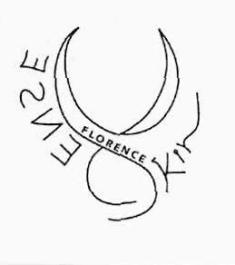 Florence Kin, Ense (written In Riverse Style)s, Device Of Geometrical Miscellaneous Device mark 2752623 Trademark