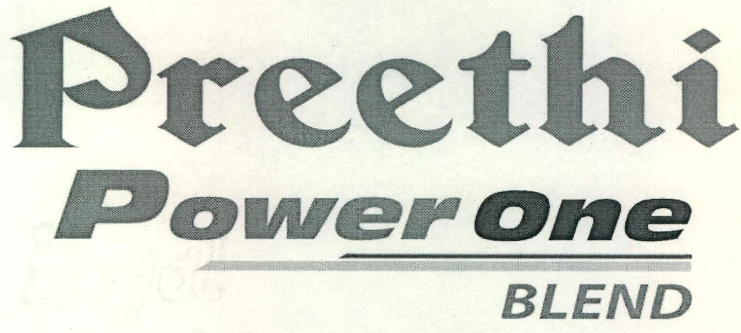 Preethi Powerone Blend Device mark 2214465 Trademark