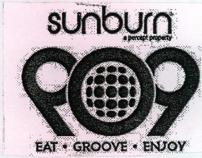 Sunburn 909 Device mark 2232139 Trademark