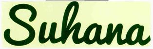 Suhana (label) Device mark 2707256 Trademark