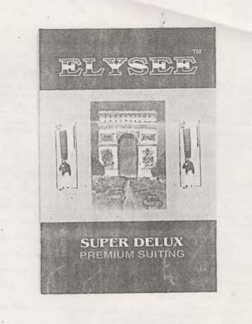 Elysee,super Delux Device mark 1045314 Trademark
