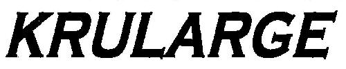 Krularge Device mark 2892323 Trademark