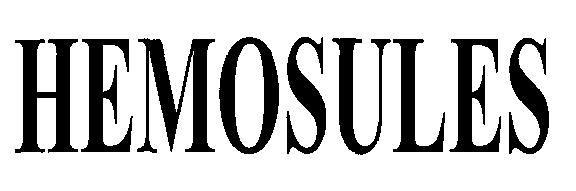 Hemosules (device) Device mark 2255581 Trademark