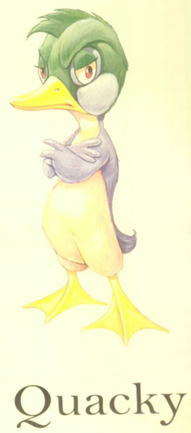 Quacky (device Of Animal) Device mark 1622559 Trademark