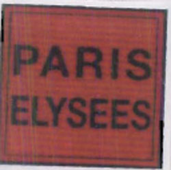 Paris Elysees Device mark 1698460 Trademark