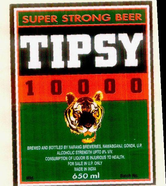 Tipsy 10000 (device Of Tiger) Device mark 804211 Trademark