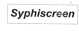 Syphiscreen Device mark 2504201 Trademark