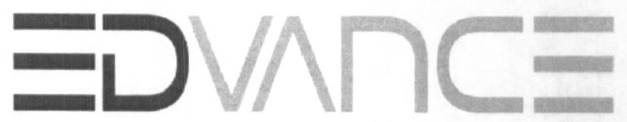 Edvance (letter Written In Special Form) Device mark 1604745 Trademark