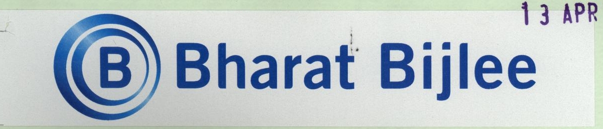 B Bharat Bijlee (device) Device mark 1805173 Trademark